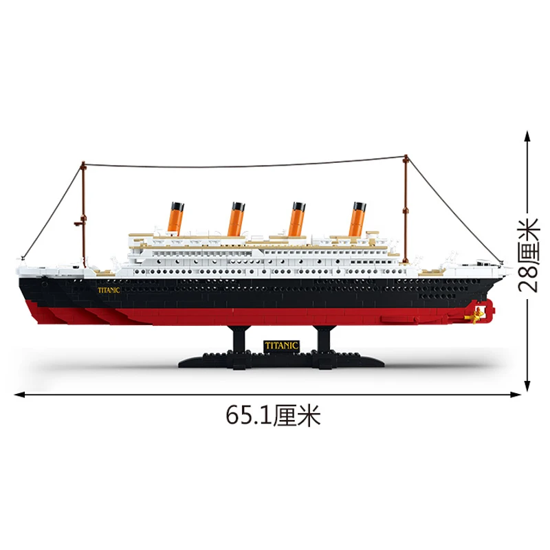 Sluban 0577 RMS Совместимость Титаник круиз город корабль 3d модель лодки строительные