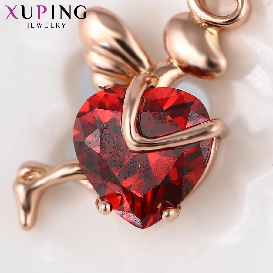 Xuping Модные Роскошные Ювелирные наборы ангел любовь розовое золото покрытие