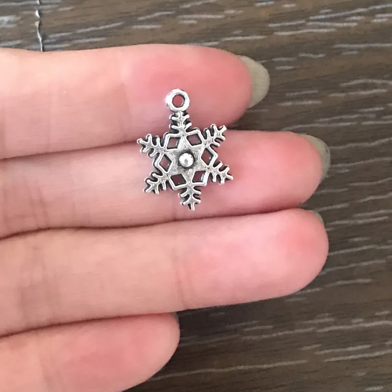 Подвески в виде снежинок для изготовления ювелирных изделий своими руками
