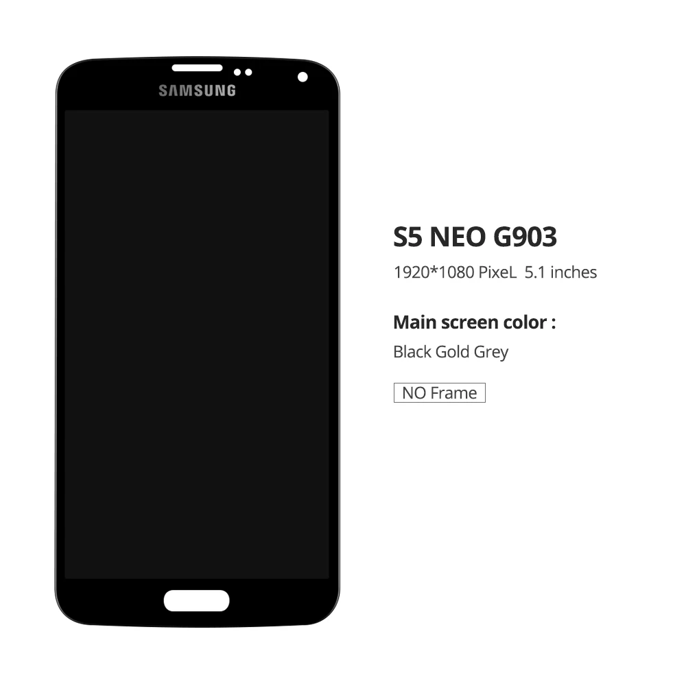 Супер AMOLED для samsung S5 NEO G903 ЖК-дисплей для samsung G903F S5 NEO ЖК-экран сенсорный дигитайзер сборка Замена