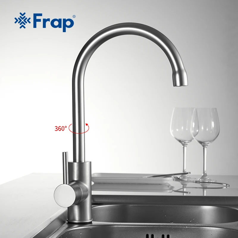 FRAP 1 набор, однорычажный кухонный смеситель для раковины, torneira 360, гибкий кухонный смеситель для воды, кран для горячей и холодной воды f4052