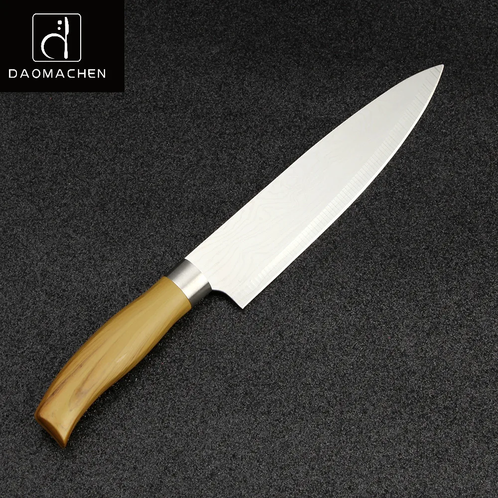 2017 экспорт кухонный нож шеф повара 7 дюймов из нержавеющей стали мясницкий