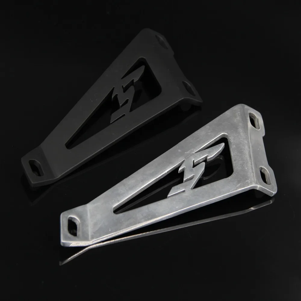 Для Yamaha YZF R1 1998 2005 1999 2000 2001 2002 2003 2004 черно хромированный Кронштейн для выхлопных