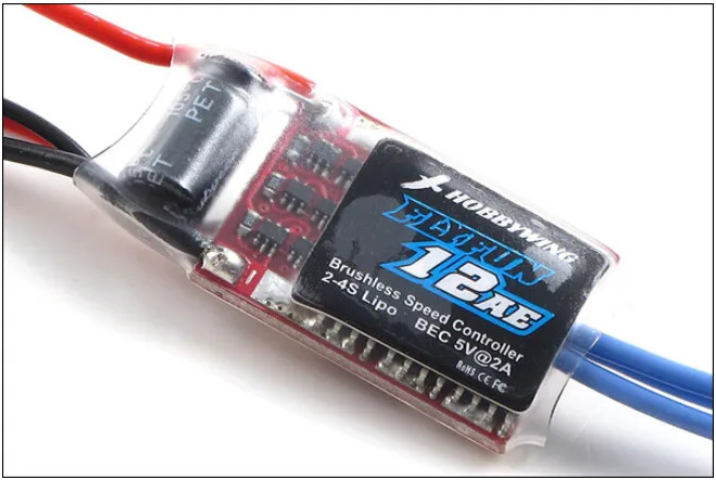Щеточный электронный регулятор скорости Hobbywing FLYFUN 6A 10A 12A 20A 30A 40A 60A 100A бесщеточный