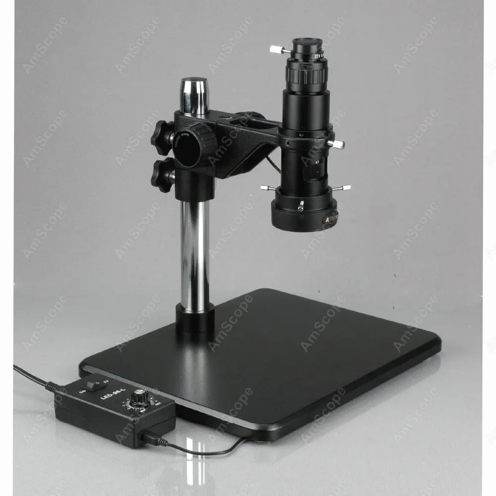 Микроскоп для контроля зума AmScope поставляет 11X 80X промышленный однократный