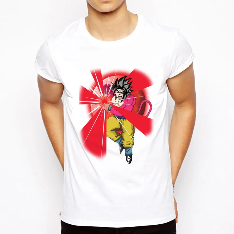 Dragon Ball Футболка мужская летняя Dragon Ball Z Супер Сон Гоку Slim Fit косплей 3D футболки Вегета футболка Homme - Цвет: 21