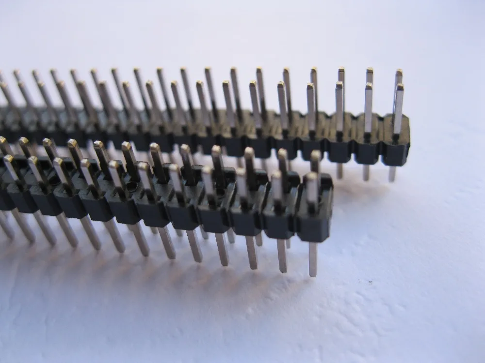 50 шт 2 54 мм разрывный штыревой разъем 2x40 80pin мужской двухрядный полоса |