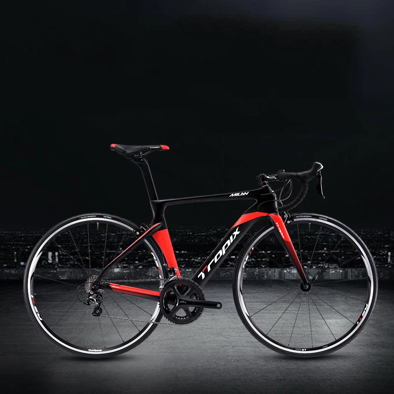Torpix Милан шоссейные велосипеды T700 углерода Волокно Рамки Shimano 5800/RS11 колесная 8.26