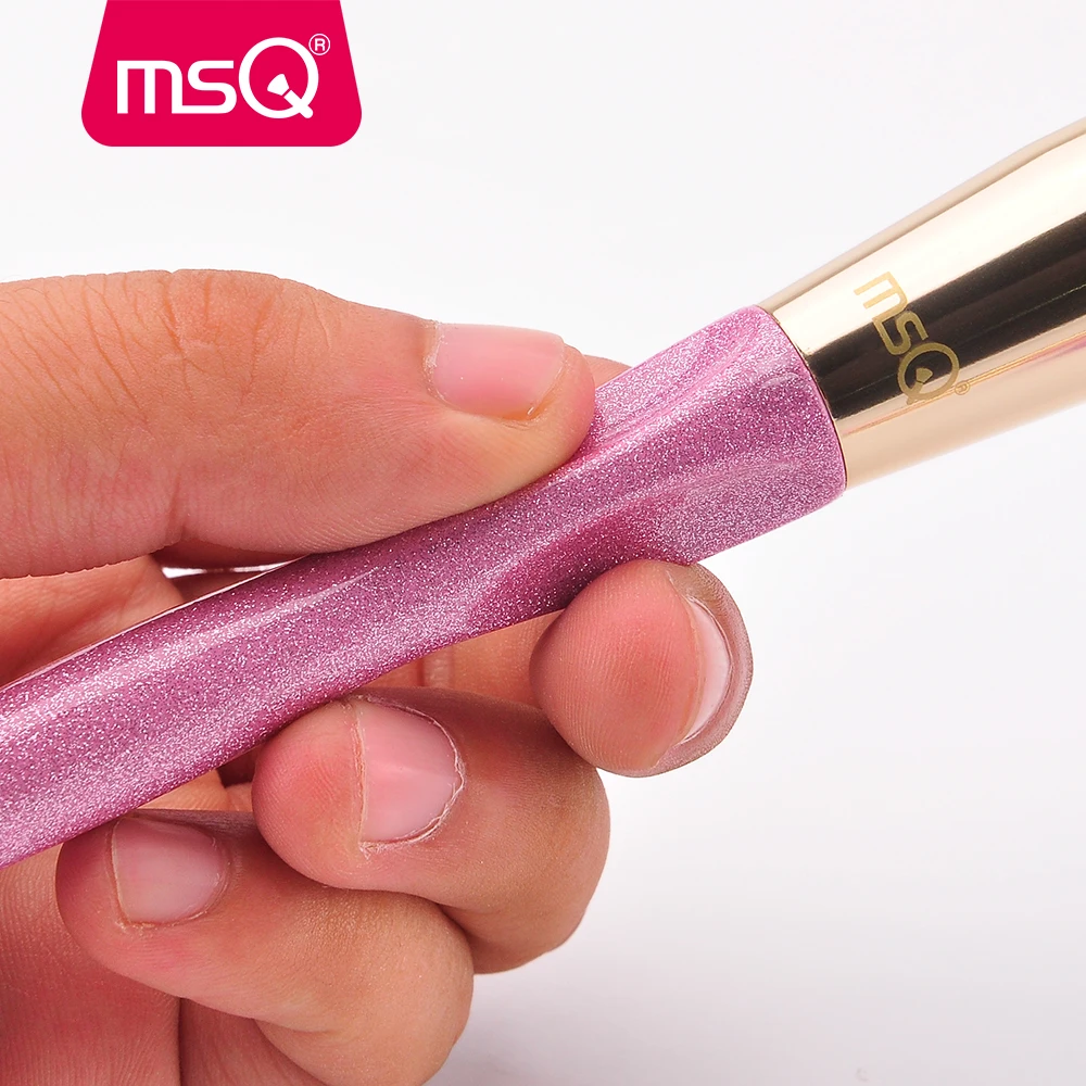 MSQ 12 шт Профессиональные кисти для макияжа набор кистей из синтетического волоса