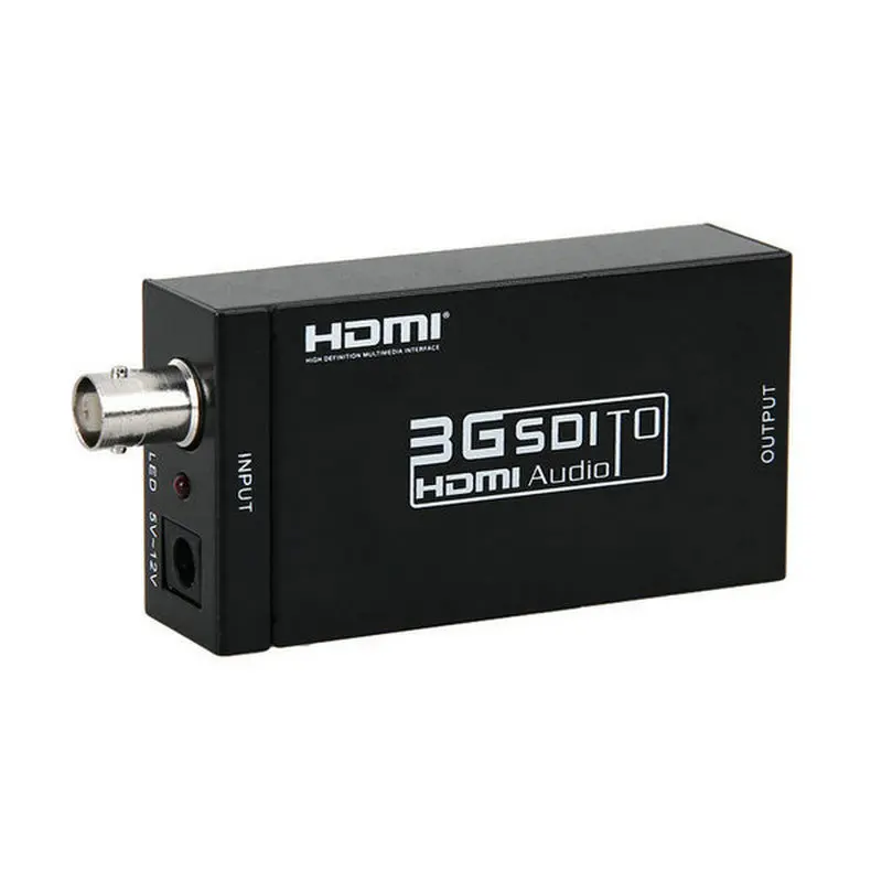 10 шт./лот мини 3G HD 1080P SDI-HDMI преобразователь SDI/HD-SDI/3G-SDI BNC-HDMI адаптер