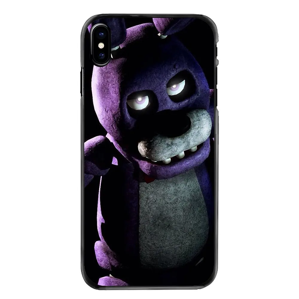 Для samsung Galaxy Note 2 3 4 5 S2 S3 S4 S5 мини S6 S7 край S9 S8 плюс Пластик черный чехол УЛП fnaf