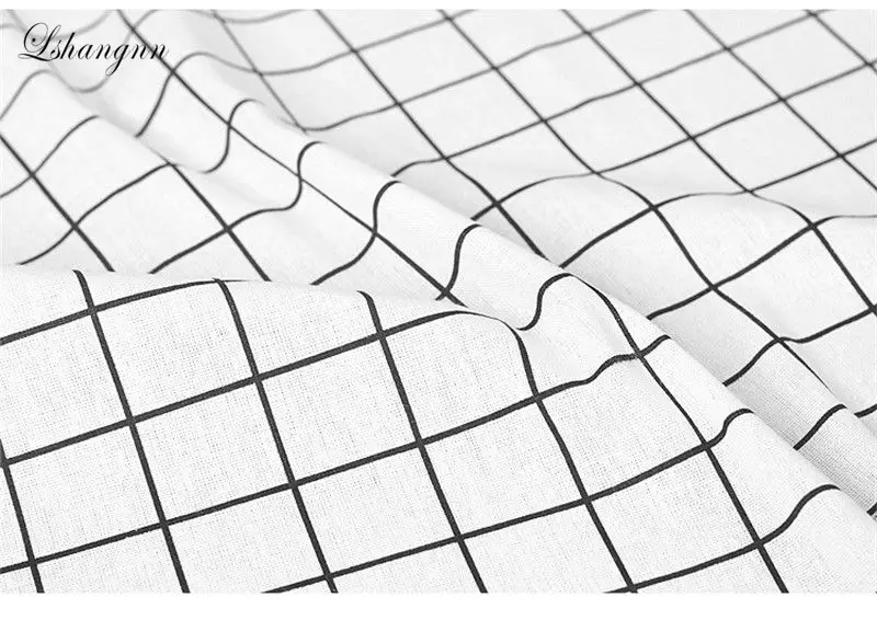 Тканевая шторка из хлопка и льна с 6 квадратными треугольниками 50x150 см|linen cloth|designer