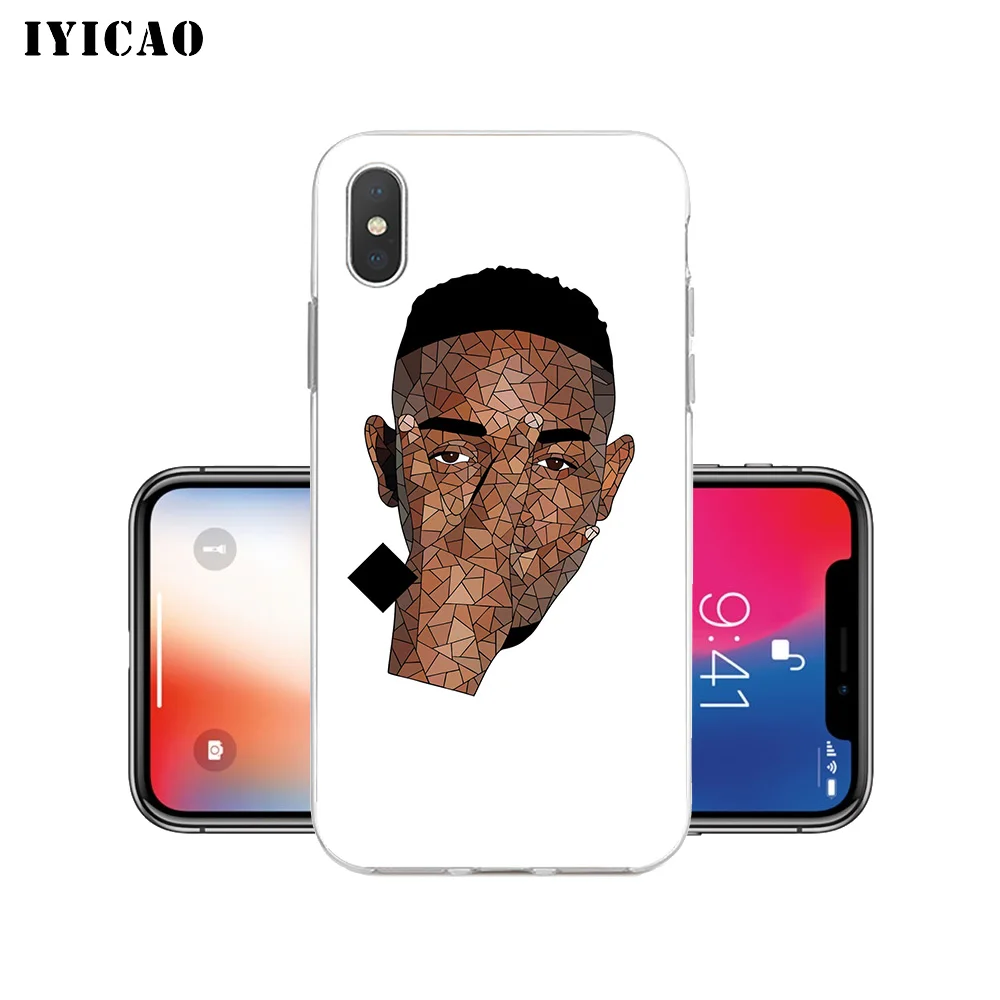 IYICAO Kendrick Lamar Рэппер Мягкий силиконовый чехол для телефона iPhone X XR XS MAX 6 6s 7 8 Plus 5 5S SE