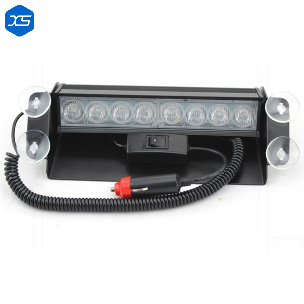 8LED 8W 12V аварийный автомобиль присоска предупреждающий свет стробоскоп вспышка