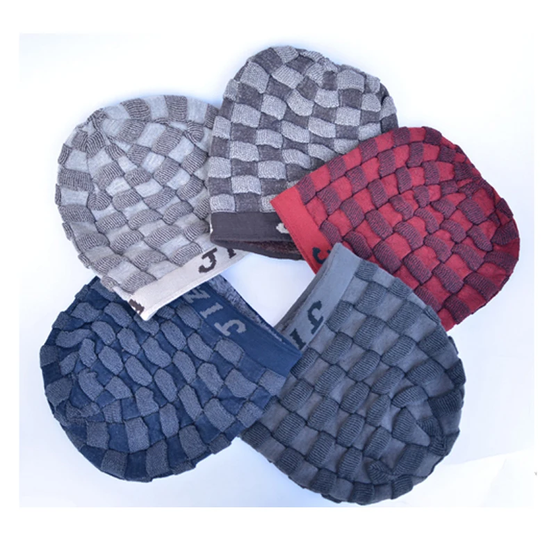 Высококачественные зимние шапки вязаная шерстяная шапка плюс бархатная теплая