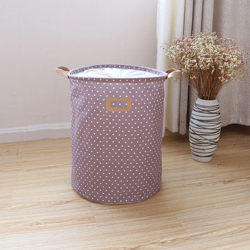 purple Складная корзина для хранения игрушек ведро для стирки белья корзина для хранения белья розовый фиолетовый зеленый кофейный контейнер для одежды-FF - Цвет: purple