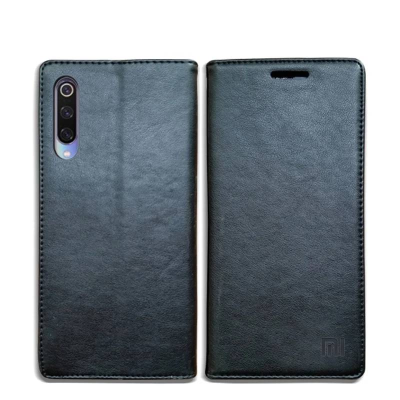 Чехол для Xiaomi Mi 9 роскошный флип-чехол из натуральной кожи Mi9 Магнитный