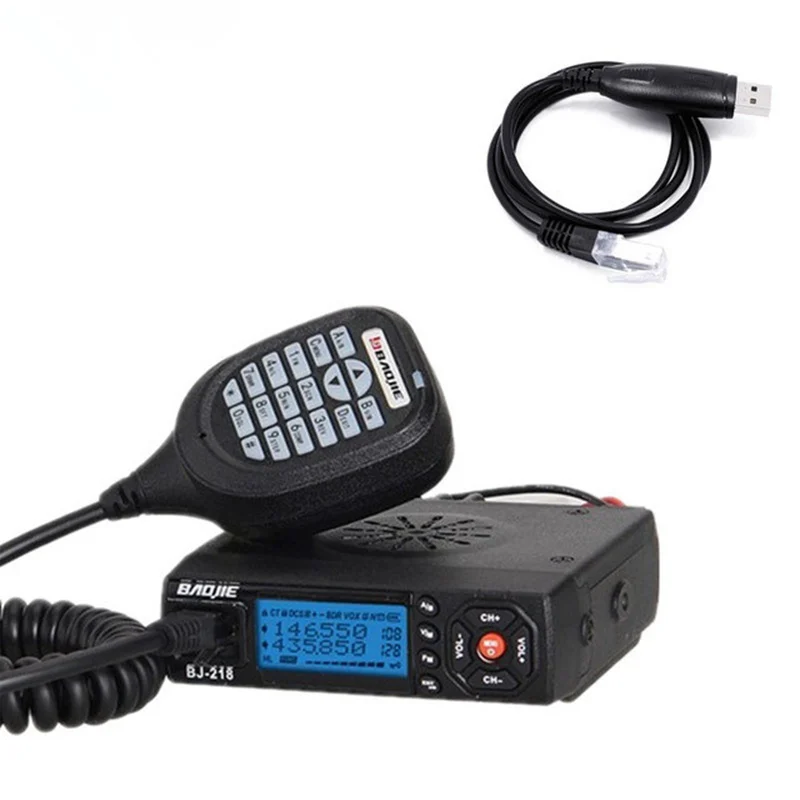Портативная мини рация Baojie 10 км 25 Вт Двухдиапазонная VHF/UHF 136 174 МГц 400 470 каналов
