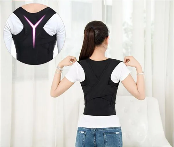Children Adult Corset Back Posture Corrector Therapy Shoulder Lumbar Brace Spine Support Belt Posture Correction For Men Women