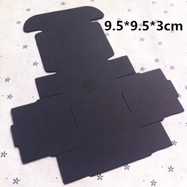 

9,5*9,5*3 см Черная бумажная Коробка для мыла ручной работы Коробка для конфет Подарочная бумажная коробка 200 шт./партия бесплатная доставка