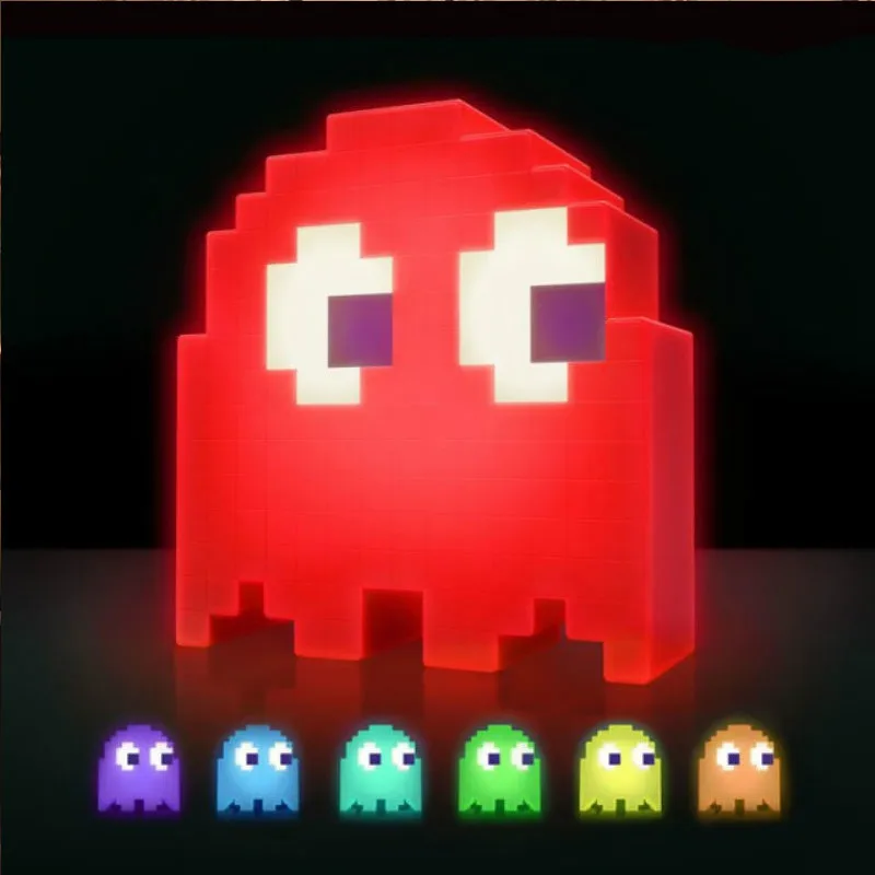 Креативный мультфильм USB Pac-man игровая тема многоцветный светодиодный призрачная
