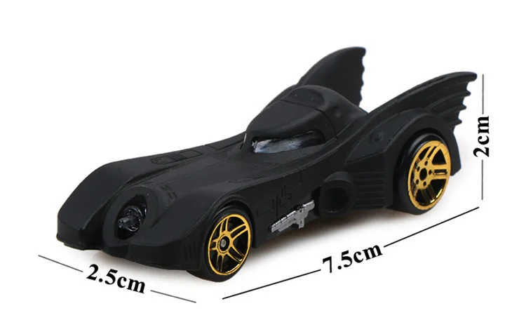 7 шт./компл. Diecast металлические для грузовых автомобилей, Batman Batmobile автомобиль сплав игрушечные машинки модели автомобиля игрушки для детей Рождественский подарок