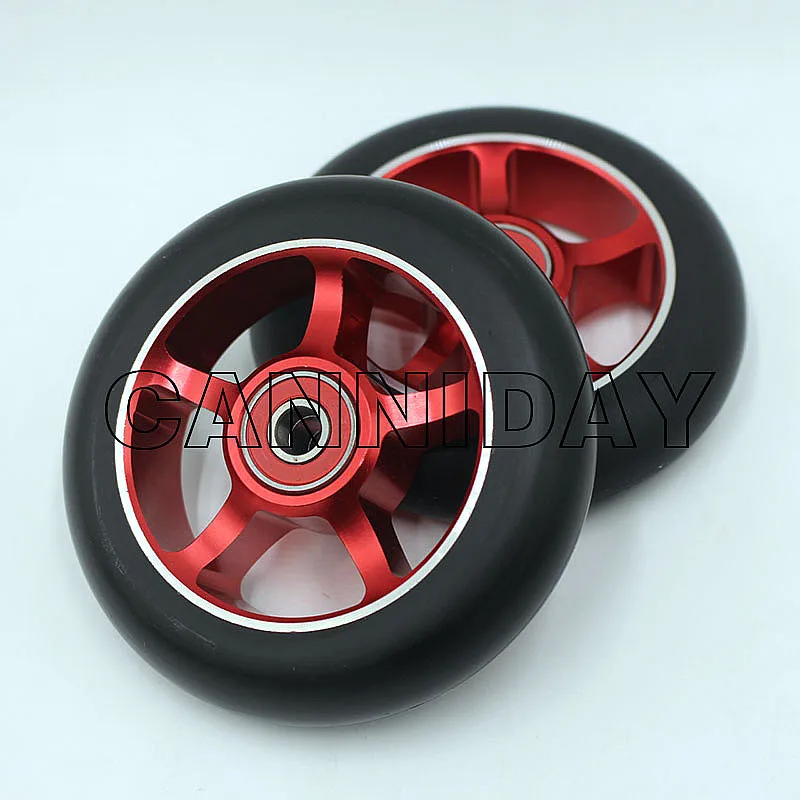 2 шт. 100 мм скутер для трюков в стиле фристайл сменные колеса ступица из