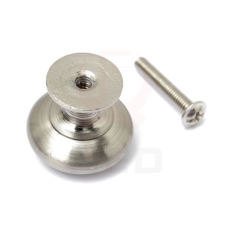 Брэндовая ручка для кухонного шкафа из твердого сплава и цинка круглая 3 размера