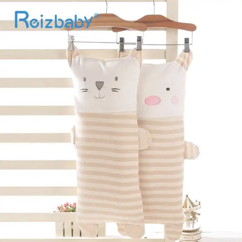 REIZBABY/большая детская подушка для сна с животным узором 100% хлопок спальни