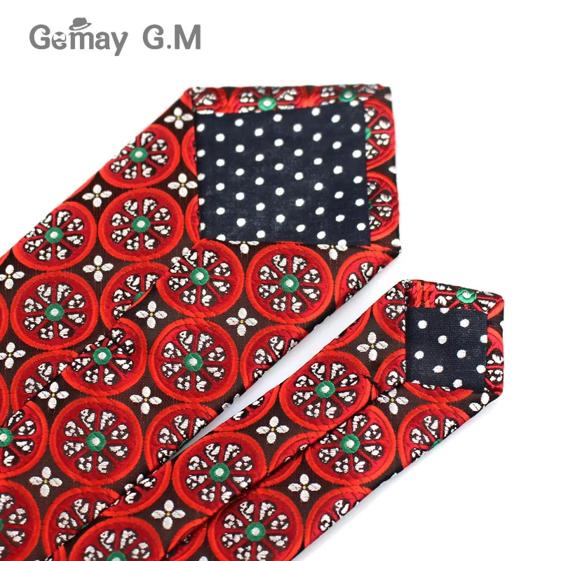 New Ties for men Brand Neckties Mens Blue Red 7cm Wide Neck Wedding Suits Polyester Silk Gravata Business Corbatas Tie|neck tie|ties menties brand |