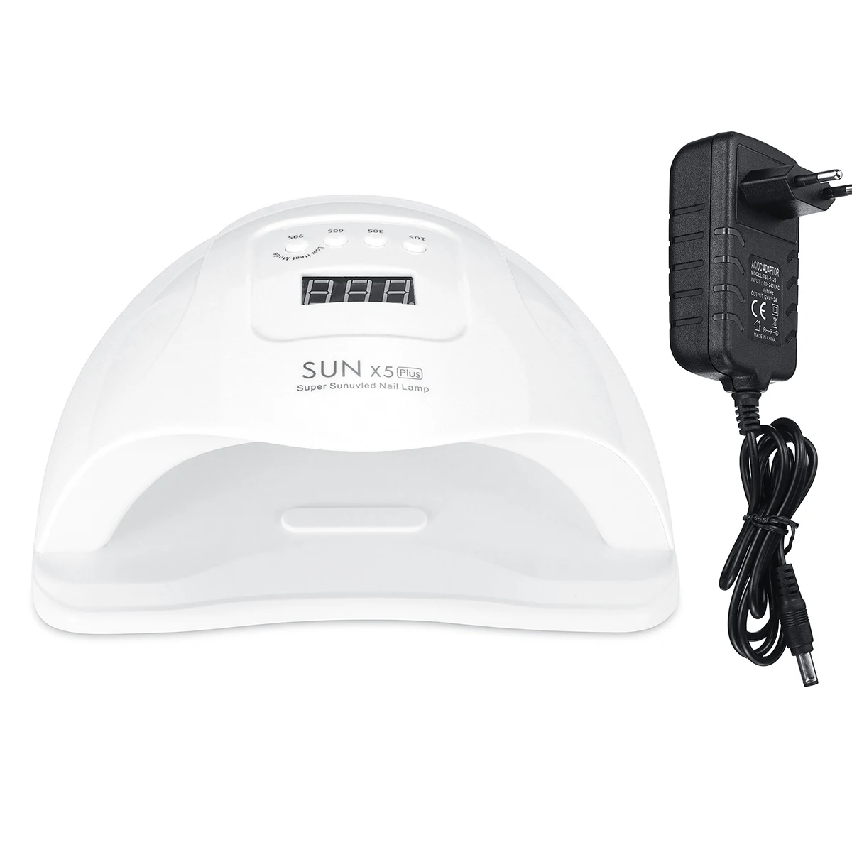 White EU Plug 50 Вт 36leds SUN X5 плюс 4 режима ультрафиолетовые лучи лампы для ногтей Сушилка Гель-лак, маникюр, машинка для маникюра, инфракрасного зондирования 10 s/30 s/60 s/99 s таймер - Цвет: White EU Plug