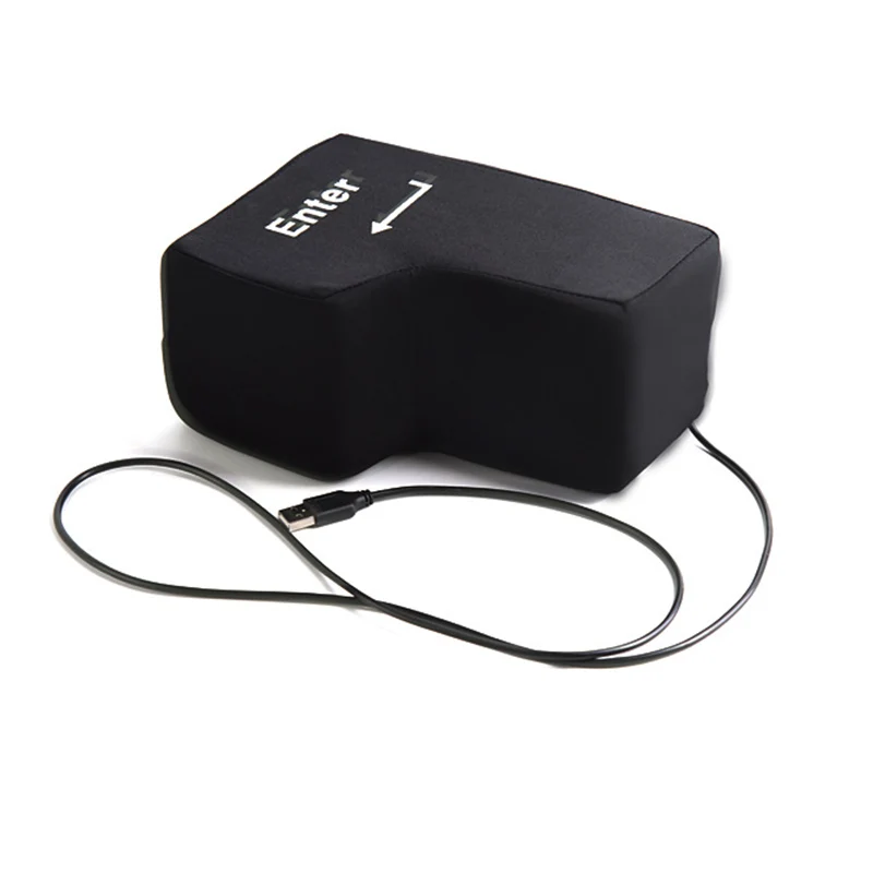 USB большой ключ ввода большой антистресс сброс ввод ключ кнопка Подушка компьютер Офис Новинка вентиляционные игрушки
