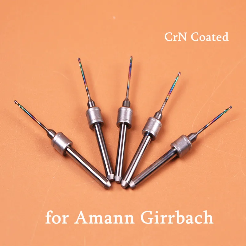 3 шт. стоматологические фрезерные боры с CrN покрытием 0 6 мм 1 2 5 совместимы Amann Girrbach