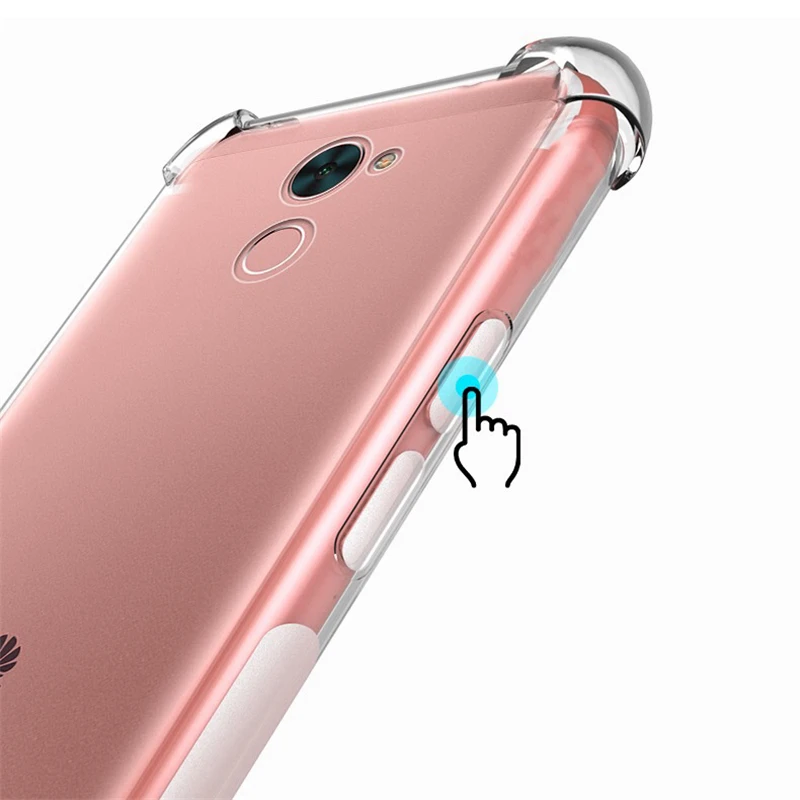 Противоударный прозрачный мягкий силиконовый чехол для телефона Huawei P20 Pro