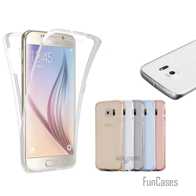 S7/S7 Edge четкий Гибкая мягкая термополиуретановая крышка чехол для samsung Galaxy S7 край