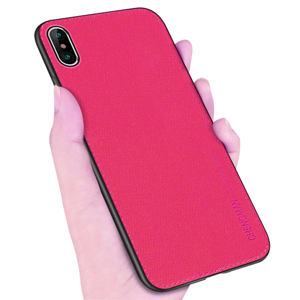 NYFundas Ткань текстуры ТПУ чехол для iphone XS MAX XR х холст кремния крышку 8 7 6 6s plus XSMAX |