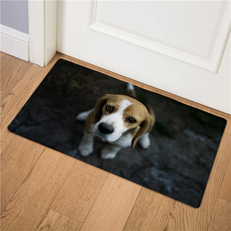 11 Beagle Dog Miguel Hound домашний декоративный Придверный коврик, стелька для кухни, ковер для дома, для улицы, добро пожаловать, для ванной комнаты, Нескользящие коврики, Пончик 75 см - Цвет: 11
