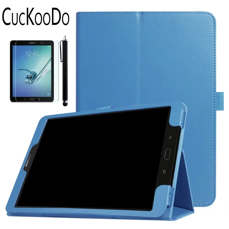 SkyBlue.3in1 CucKooDo для Galaxy Tab S3 9,7 '', тонкий складной чехол для samsung Galaxy Tab S3 9,7 дюймов SM-T820/T825 версия планшета - Цвет: SkyBlue.3in1