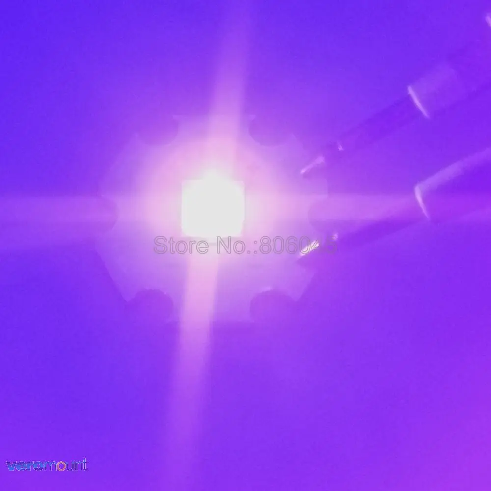 Epileds 5050 8 Вт УФ Фиолетовый 395NM 400NM светодиодный излучатель лампа светильник 3 4 V 2500mA
