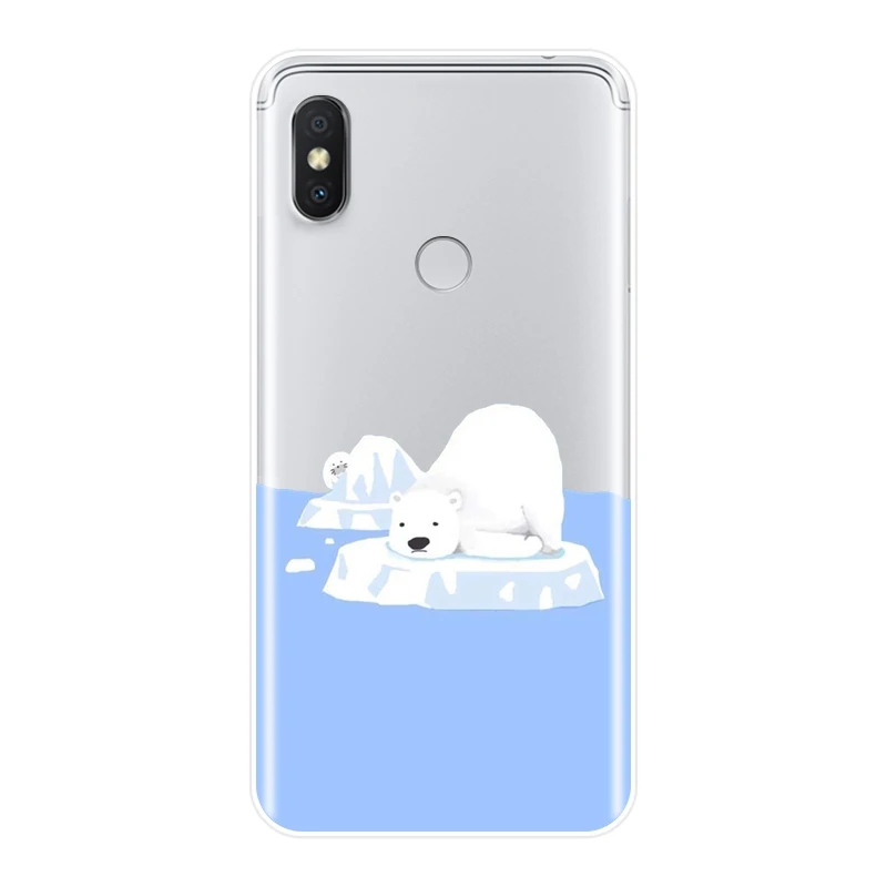 Мягкий силиконовый чехол для телефона Xiaomi Redmi S2 6A 5 Plus 4A Милая задняя крышка