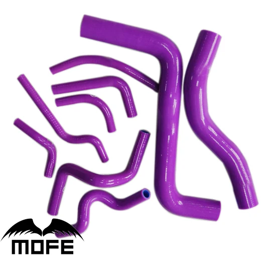 Mofe-Kit de manguera de radiador de silicona púrpura, para Mitsubishi Galant 2,0/2,5 98 ~ 05, 9 Uds.