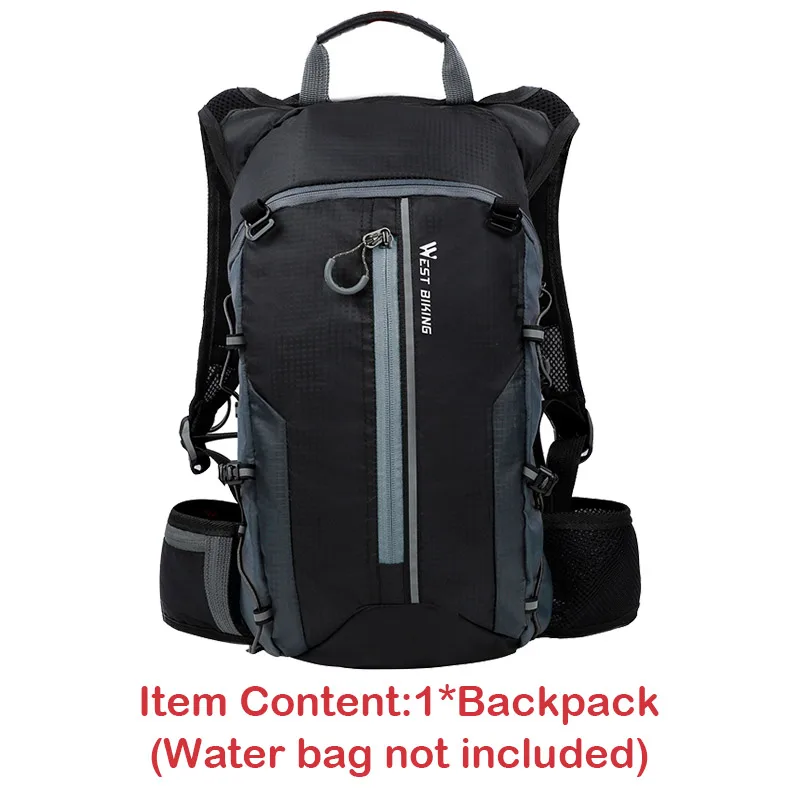Grey Bag Only WEST BIKING рюкзак для велоспорта, уличные спортивные сумки, сверхлегкие мужские и женские велосипедные гидратационные сумки для воды, портативная велосипедная сумка, рюкзак - Цвет: Grey Bag Only