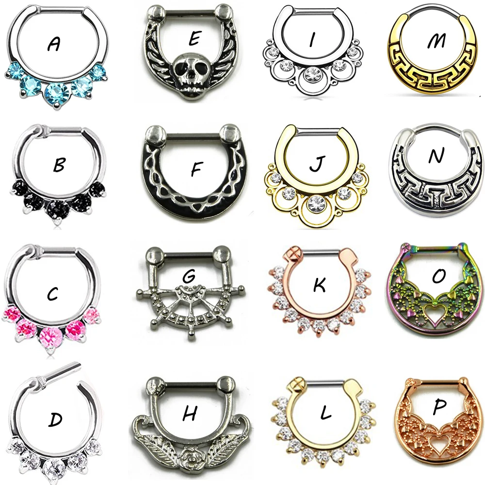 Кольцо кольцо для ушной хрящ 16 г носа кликов пупка украшения тела|piercing body jewelry|body