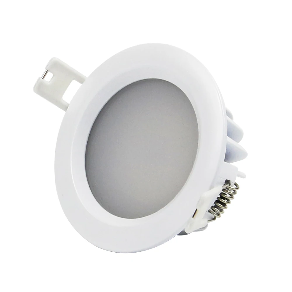 4 unids/lote IP65 techo impermeable foco empotrable LED AC85-265V 15W/12W/9W/7W/5W Downlight LED para cuarto de baño ducha Sauna