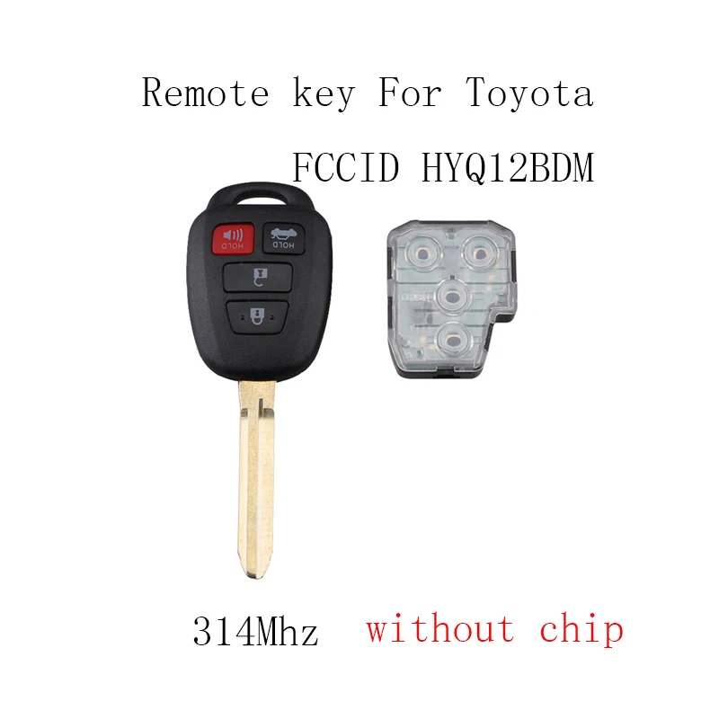 Горбин 4BT 314 Мгц дистанционный Автомобильный ключ для Toyota Camry 2012 2013 2014 2015 2016 2017 HYQ12BDM