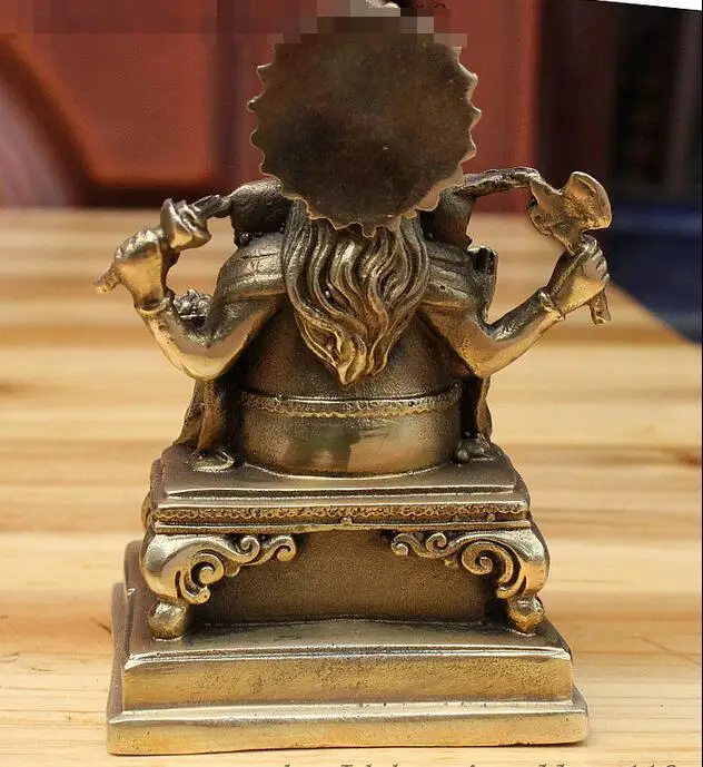 4 &quotТибетский буддизм Сиди Ганапати Ганеш Властелин слон статуя Будды|Статуи и