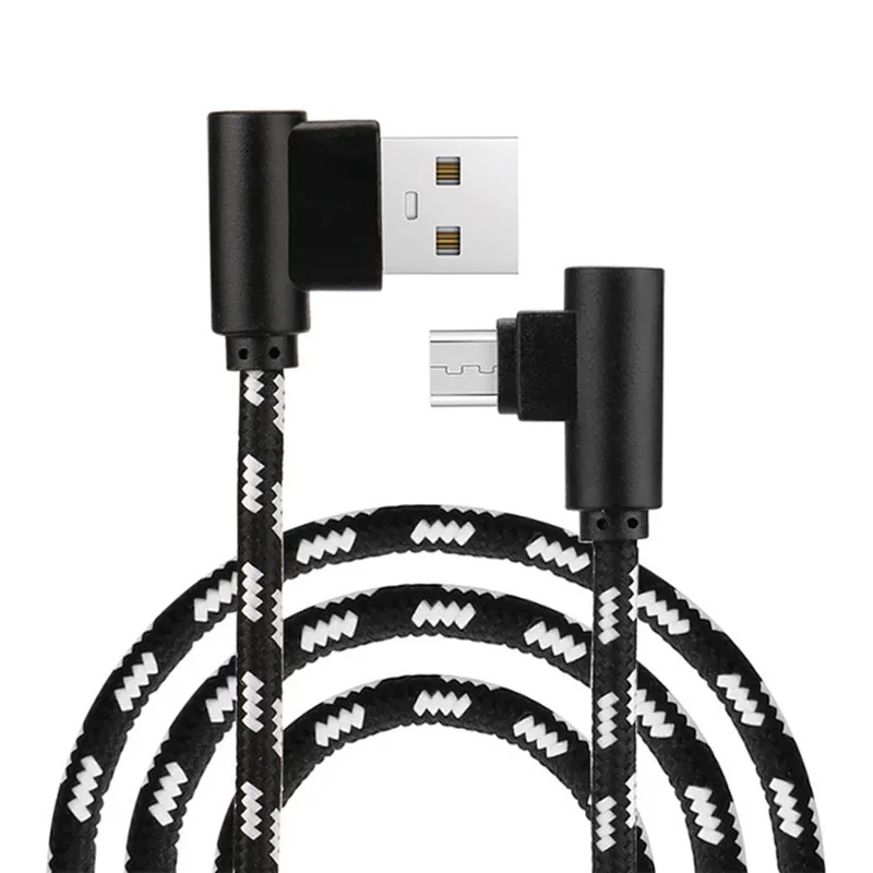 Быстрое зарядное устройство Micro usb 90 градусов для телефонов samsung galaxy j7 neo j6 j4 s4 note 2 3