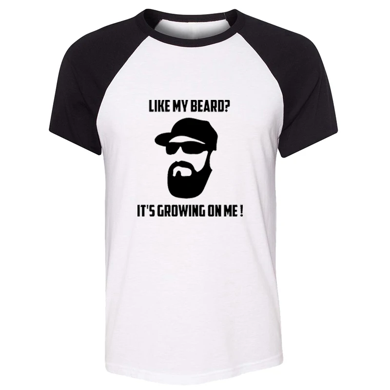 Love Faith Strength Hope Like My Beard It's Grow On Me Little Man Мужская футболка с принтом и коротким