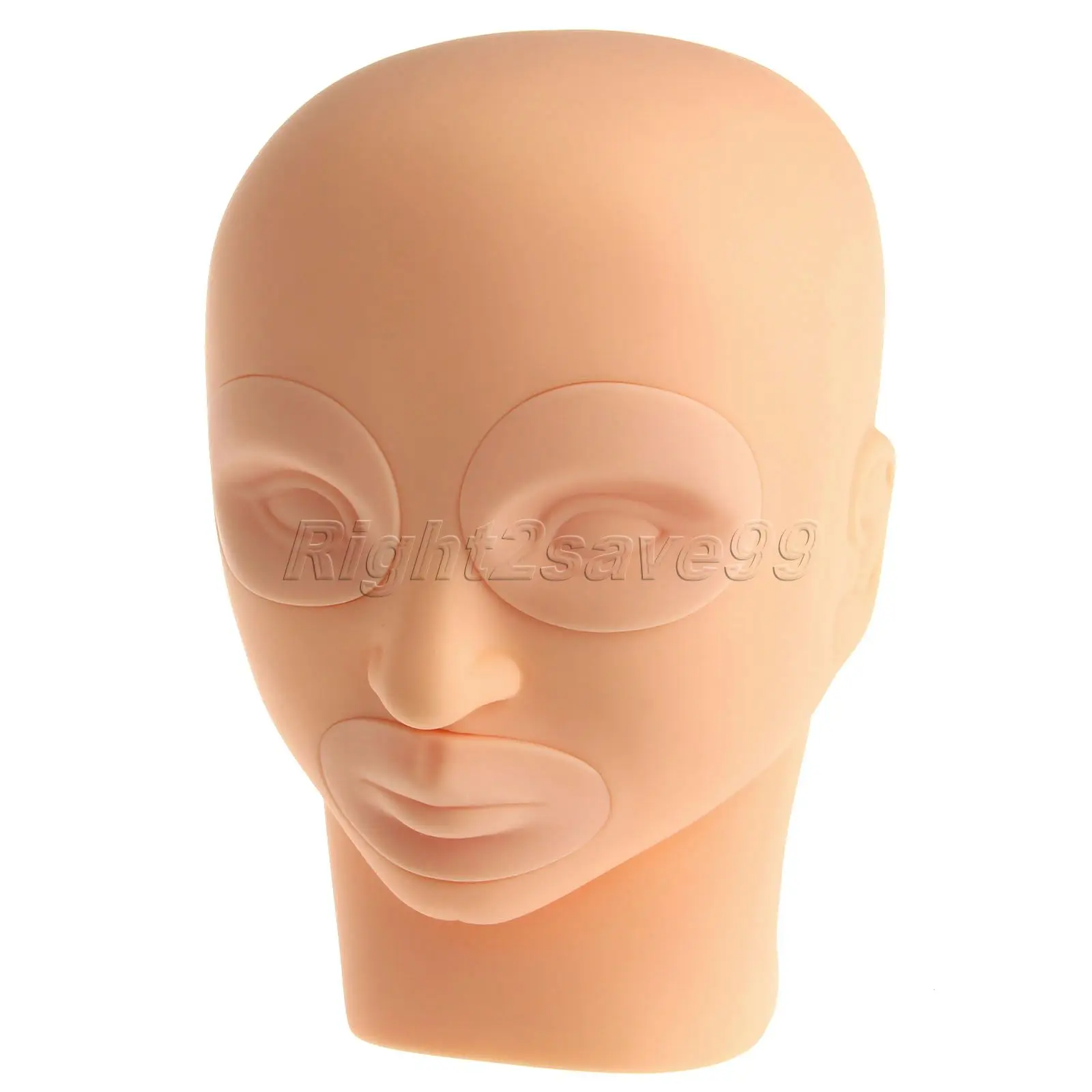 3D Head Tattoo Practice with 2pcs Eyes + 1pc Lip Mannequin Skin Permanent Fake Mould Silicon Rubber Makeup Tools High Quality | Красота и