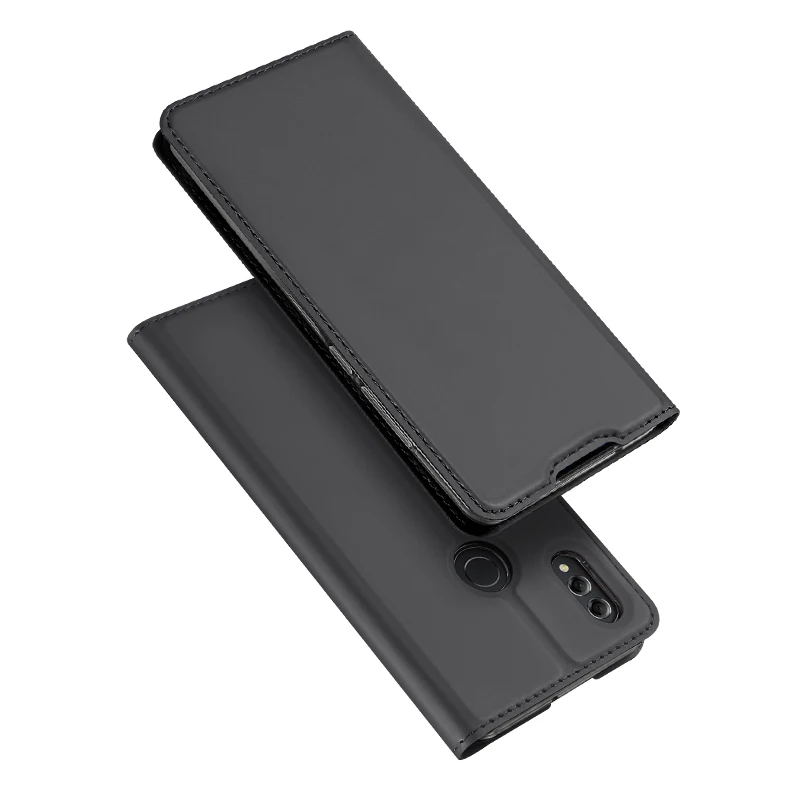 Чехол-бумажник на магните для huawei P30 Pro P20 Y9 P samrt Чехол-книжка из ТПУ кожи для huawei Honor 8X Max 8C 9i чехол - Цвет: gray
